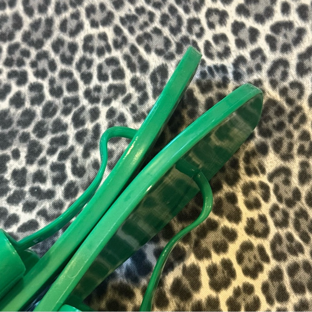 Jeffrey Campell A Little Bit Jelly Sandal
Green With Gold Horsebit Hardware 8 - Picture 9 of 10